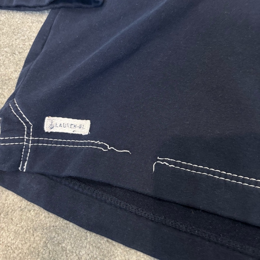 Lauren Ralph Lauren 3X Hoodie Yellow and Blue Color Block Sweatshirt - Picture 12 of 13